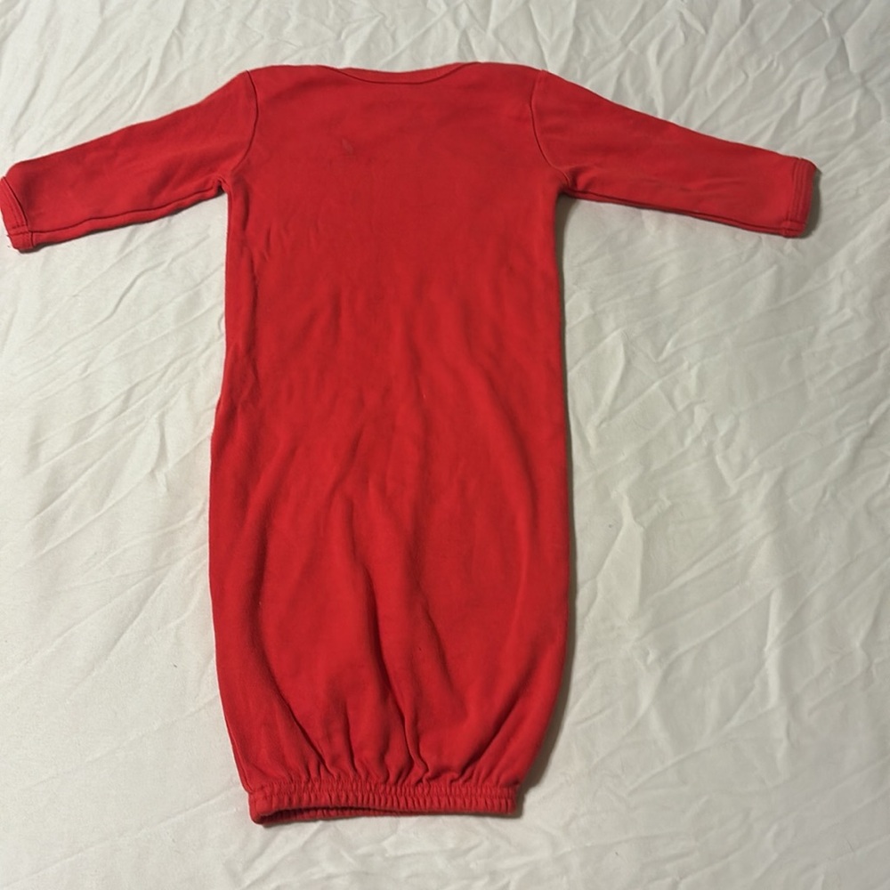 Red Sleep Gown - Picture 4 of 4